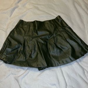 Boutique Leather Skirt